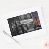 Sticker Rectangulaire Bleu foncé (Enveloppe)