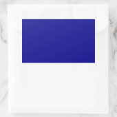 Sticker Rectangulaire Bleu Foncé (Sac)