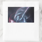 Sticker Rectangulaire Bleu nébuleux Abstrait et violet (Sac)