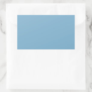 Sticker Rectangulaire Bleu pâle et mat