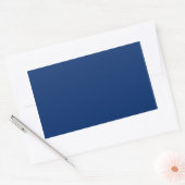 Sticker Rectangulaire Bleu US (Enveloppe)