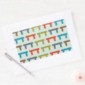 Sticker Rectangulaire blocs à motif (Enveloppe)