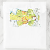 Sticker Rectangulaire Blossom (Sac)