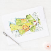 Sticker Rectangulaire Blossom (Enveloppe)