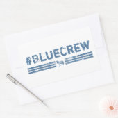 Sticker Rectangulaire Blue Crew Democrat (Enveloppe)