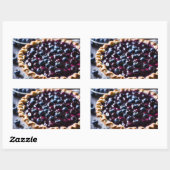 Sticker Rectangulaire Blueberry Pie (Feuille)