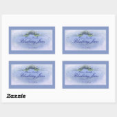 Sticker Rectangulaire Blueberry RCL 1 (Feuille)
