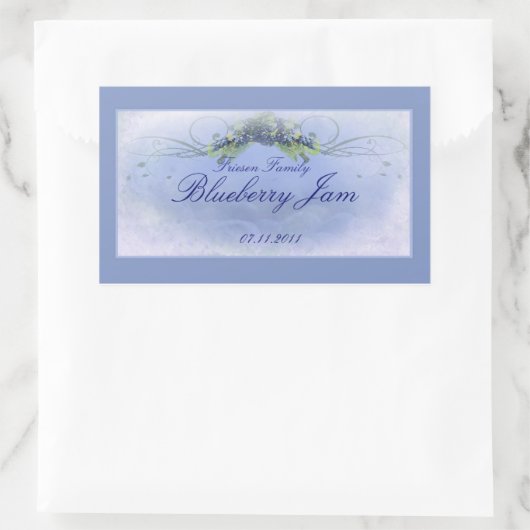 Sticker Rectangulaire Blueberry RCL 1 (Sac)