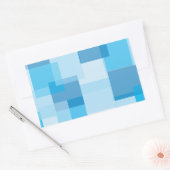 Sticker Rectangulaire Blues (Enveloppe)