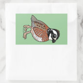 Sticker Rectangulaire Bobwhite (Sac)
