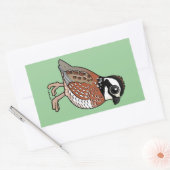 Sticker Rectangulaire Bobwhite (Enveloppe)