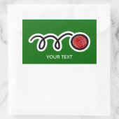 Sticker Rectangulaire Bocce (Sac)