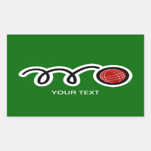 Sticker Rectangulaire Bocce