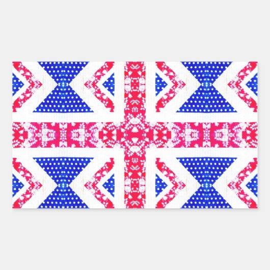 Sticker Rectangulaire boho (Devant)
