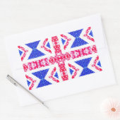 Sticker Rectangulaire boho (Enveloppe)