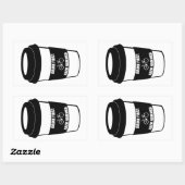 Sticker Rectangulaire Boire d'abord puis marteau (Feuille)