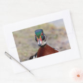 Sticker Rectangulaire Bois (Enveloppe)