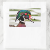 Sticker Rectangulaire Bois (Sac)