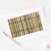 Sticker Rectangulaire Bois d'époque en bois (Enveloppe)