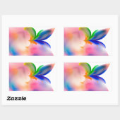 Sticker Rectangulaire Boîte cadeau Big Bow (Feuille)