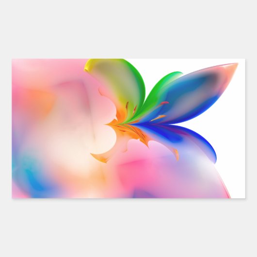 Sticker Rectangulaire Boîte cadeau Big Bow (Devant)