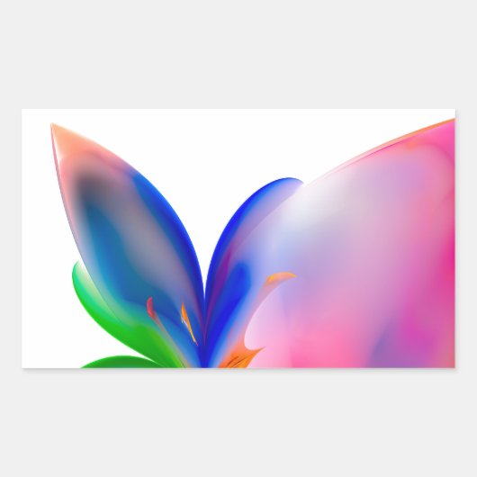 Sticker Rectangulaire Boîte cadeau Big Bow (Devant)