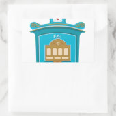 Sticker Rectangulaire boîte postale (Sac)