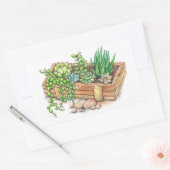 Sticker Rectangulaire Boite programmée succulent (Enveloppe)