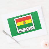 Sticker Rectangulaire Bolivie (Enveloppe)