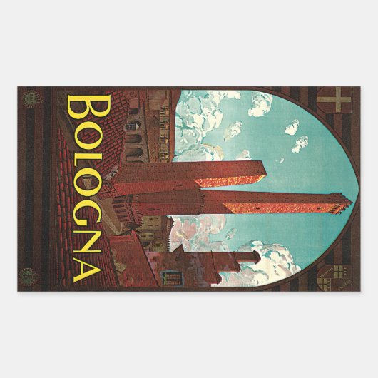 Sticker Rectangulaire Bologne (Devant)