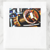 Sticker Rectangulaire Bolts Pop Art (Sac)