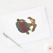 Sticker Rectangulaire Bombe Buzzard et cueillir (Enveloppe)