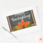 Sticker Rectangulaire bon thanksgiving (Enveloppe)