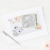 Sticker Rectangulaire bon thanksgiving ! carnets croquis (Enveloppe)