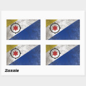 Sticker Rectangulaire Bonaire (Feuille)