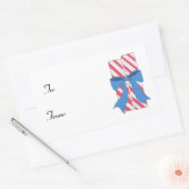 Sticker Rectangulaire Bonbons de Noël (Enveloppe)