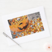 Sticker Rectangulaire Bonbons d'Halloween Eyeball (Enveloppe)