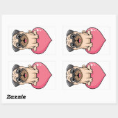 Sticker Rectangulaire Bonbons doux (Feuille)