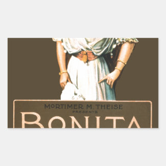 Sticker Rectangulaire bonita