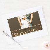 Sticker Rectangulaire bonita (Enveloppe)