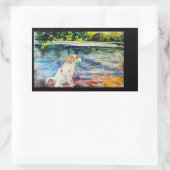 Sticker Rectangulaire Bonjour Du Lac (Sac)