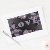 Sticker Rectangulaire Bonjour Je T'Aime (Enveloppe)