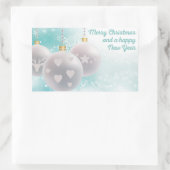 Sticker Rectangulaire Bonne année (Sac)