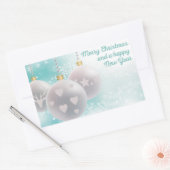 Sticker Rectangulaire Bonne année (Enveloppe)