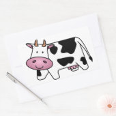 Sticker Rectangulaire Bonne vache (Enveloppe)
