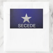 Sticker Rectangulaire Bonnie bleu sécession (Sac)