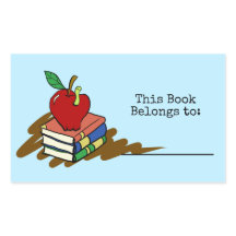 Bookworm Red Apple Enseignant