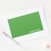 Sticker Rectangulaire Boomslang green color (Enveloppe)