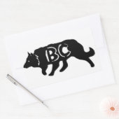 Sticker Rectangulaire Bordure Collie Herding~Sticker original (Enveloppe)