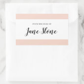 Sticker Rectangulaire Bordure de fond (Sac)